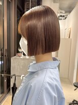 ミィ 表参道(mee.)&nbsp;似合わせカット ボブヘア 縮毛矯正 ミニボブ 切りっぱなしボブ