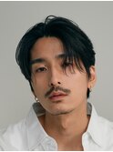 銀座ニュアンスパーマミディアムセンターパートツイストパーマ