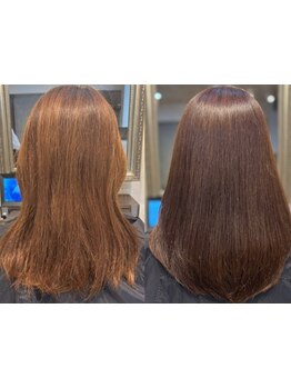 希少なカラーファンタジー取扱い◎カラー負担を独自技術でダメージレスで、トリートメント後の様なツヤ感に