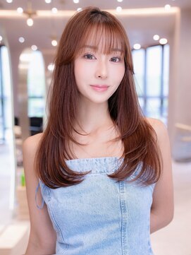 ハバナ 新宿(HAVANA) 20代30代かわいい/顔周りレイヤー/髪質改善/髪質改善ストレート