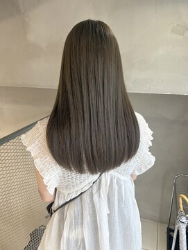 ローウェ 立川(Louwe) ブリーチなしオリーブベージュ