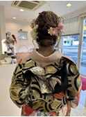 着付けとヘアセット