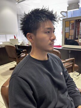 メンズサロンバムオム 名古屋栄店(MEN’S SALON BAMM HOMME) 爽快にキマる！清潔感MAXの刈り上げスパイキーショート