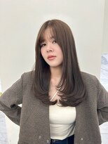 シェノン サントル(CHAINON CENTRE)&nbsp;梅田/黒髪/クラゲヘアー/オリーブグレー/小顔/ココアベージュ