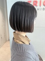 トリッカ シブヤ(TRICCA SHIBUYA)&nbsp;ショートぱつっとボブ丸み春カラー髪質改善トリートメント渋谷