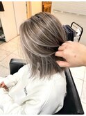 BLend 渋谷　ミルクティーハイライトカラー