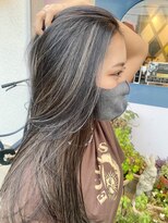 エシェル 平塚店(echelle) コントラストメッシュカラー