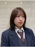 ダークパープル/ナチュラルショート/ミルクブラウン/夏/大船