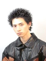 ブラック サッポロ(BLUCK SAPXOXO)&nbsp;大通駅/学割U24/メンズサロン/フェザーパーマ/シャドウパーマ