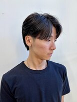 メンズサロン アネロ 名駅(Men's salon anhelo)&nbsp;韓国風毛流れセンターパート×ニュアンスパーマ×ツーブロック