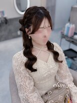 ヘアセット クラン ソア 心斎橋店(hair set Clan soar)&nbsp;リボンくるみちゃんヘア