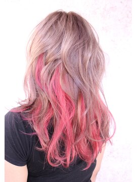 キャアリー(Caary) 福山市　人気　ヘアカラー　Caaryバレイヤージュグラデーション