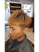 ツーブロックショート
