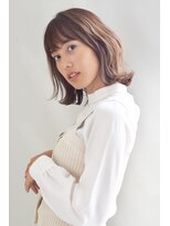 ジョエミバイアンアミ(joemi by Un ami)&nbsp;joemi 新宿 くびれセミディ切りっぱなしブランジュボブ　近江