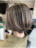 Lien☆バレイヤージュ×グレージュ×アッシュブラウン