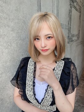 ロンドローズ 名古屋(Lond damaskRose) 周りと差がでる王道ハイトーンショート