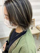 キューズ クラブ(cuz KLUB)&nbsp;【cuzKLUB】レイヤーボブ×コントラストアッシュ【池袋】