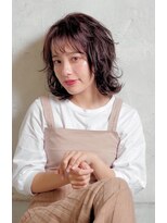 クシュ 所沢東口店(kusyu...) ミントグリーンホワイティアッシュ×ウルフボブ×くせ毛ショート