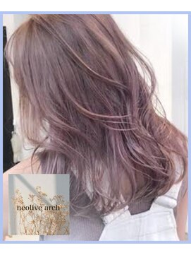 ネオリーブアーチ 武蔵小山店(Neolive arch) 透明感ピンクグレージュロブ【イナガキ】