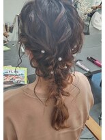 ニコ(nico...)&nbsp;編みおろしヘアアレンジ☆