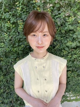 イオエ(ioe) 前髪/アンブレラカラー/こなれミディ/イメチェン/ウェーブパーマ