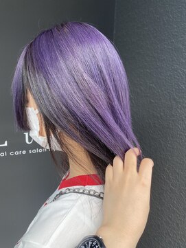 リリ(Liri material care salon by JAPAN) パープルなアンブレラカラー