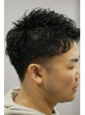 メンズショートパーマ