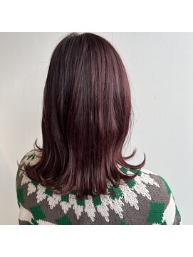 美容室 アイディー i-dee チェリーレッドカラー