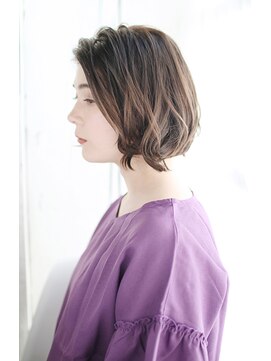 カフープラスエヌ(KAFUU+n) 20代30代40代　コクのある大人モードボブ【彦根】