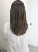 [ロングレイヤー/オリーブベージュ]髪質改善