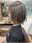 白髪ぼかしハイライト