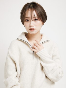 オンク 新宿(onk) 黒髪/グレーベージュ/レイヤーロング/前髪パーマ[新宿駅]