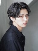 モテる黒髪ネープレスショート束感モテ髪ワックスなしマッシュ