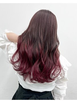 アライブ キチジョウジ(ALIVE Kichijoji) 【ALIVE吉祥寺】ワインレッドグラデーションカラー