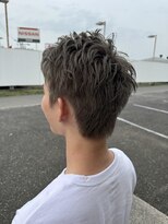 アウラヘアーサロン(aura hair salon)&nbsp;スパイキーショート×ミルクティーグレージュ