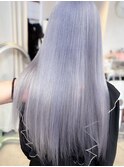 【外国人風カラー☆】ホワイトシルバー