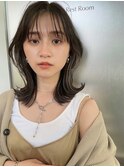 ザクザクレイヤーカット巻き方簡単ミディアムロング韓国渋谷