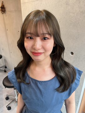 ブルーメ(Blume...) ブリーチなしWカラー【オリーブベージュ】