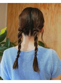 ツインねじねじアレンジ