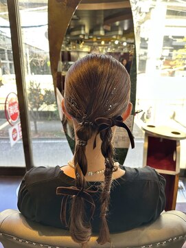 グリッツ (GLITZ) タイトツイン編みおろし ツインアレンジ