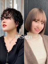 【Design】血色感カラーで透明感&ツヤ感をプラスお顔立ちを引き立てるパーマでこなれたお洒落感をプラス☆