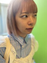 ニフティ(NIFTY)&nbsp;ピンクベージュ/ボブ/熊本/上通