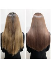 【まるで10代のような弾む艶髪】大人女のための髪質改善