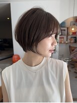 ニュイ(NUIT) レイヤーカット髪質改善トリートメントハイライトミニボブ