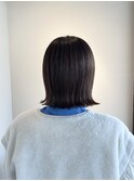 外ハネボブ×アッシュブラウン