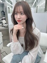 アリュウル 表参道 青山(Allure) レイヤーカット/顔周りカット/ミルクティーベージュ◎