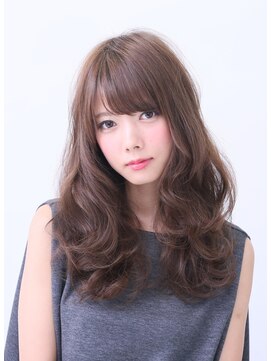 hairs BERRY 都島店【ヘアーズ ベリー】【12月1日 NEW OPEN(予定)】 BERRY_大人かわいい_フリンジウェーブ_ココアブラウン_前髪