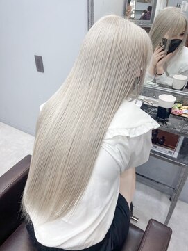 オズ 郡山駅前店(OZ) 郡山駅前韓国風ケアブリーチダブルカラーレイヤーハッシュカット