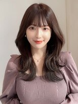 アフロート エル 大阪(AFLOAT L) 20代小顔に見える!くびれレイヤー × チョコレートブラウン