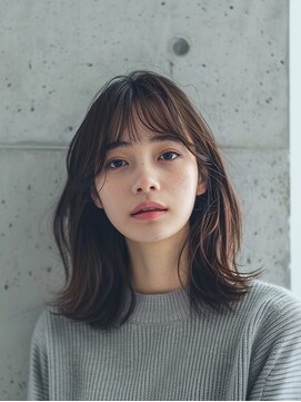 フィット ヒュー 千葉(fit hue) 似合わせカット/大人ガーリー/ダークアッシュ【千葉/千葉駅】